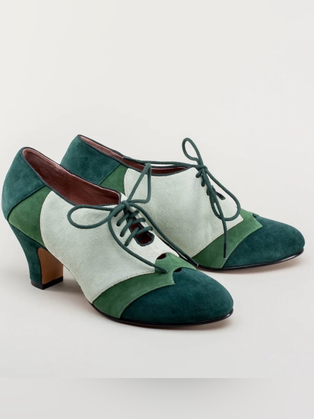 Karolina Women's Retro Oxfords (Green)